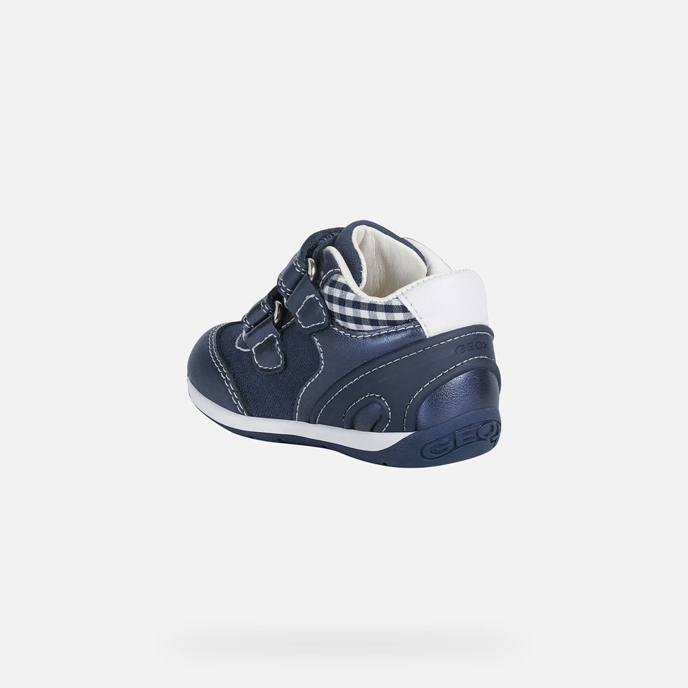 Geox Sneakers Navy Each Girl - Geox Baby Shoes - ZDOYUI326